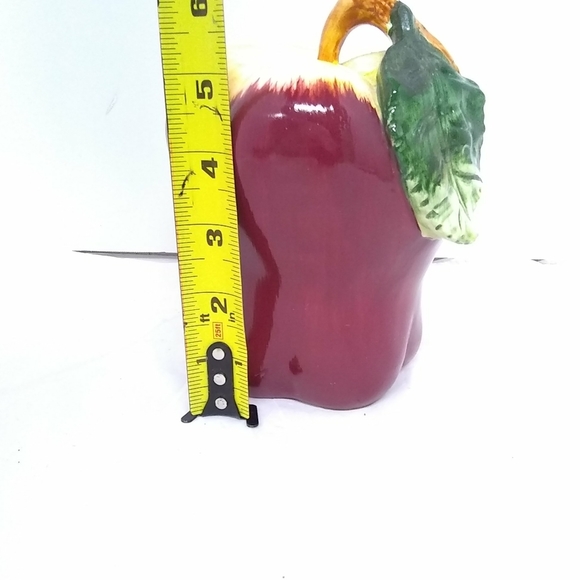 Apple Napkins Holder Porcelain Ceramics - Picture 5 of 5